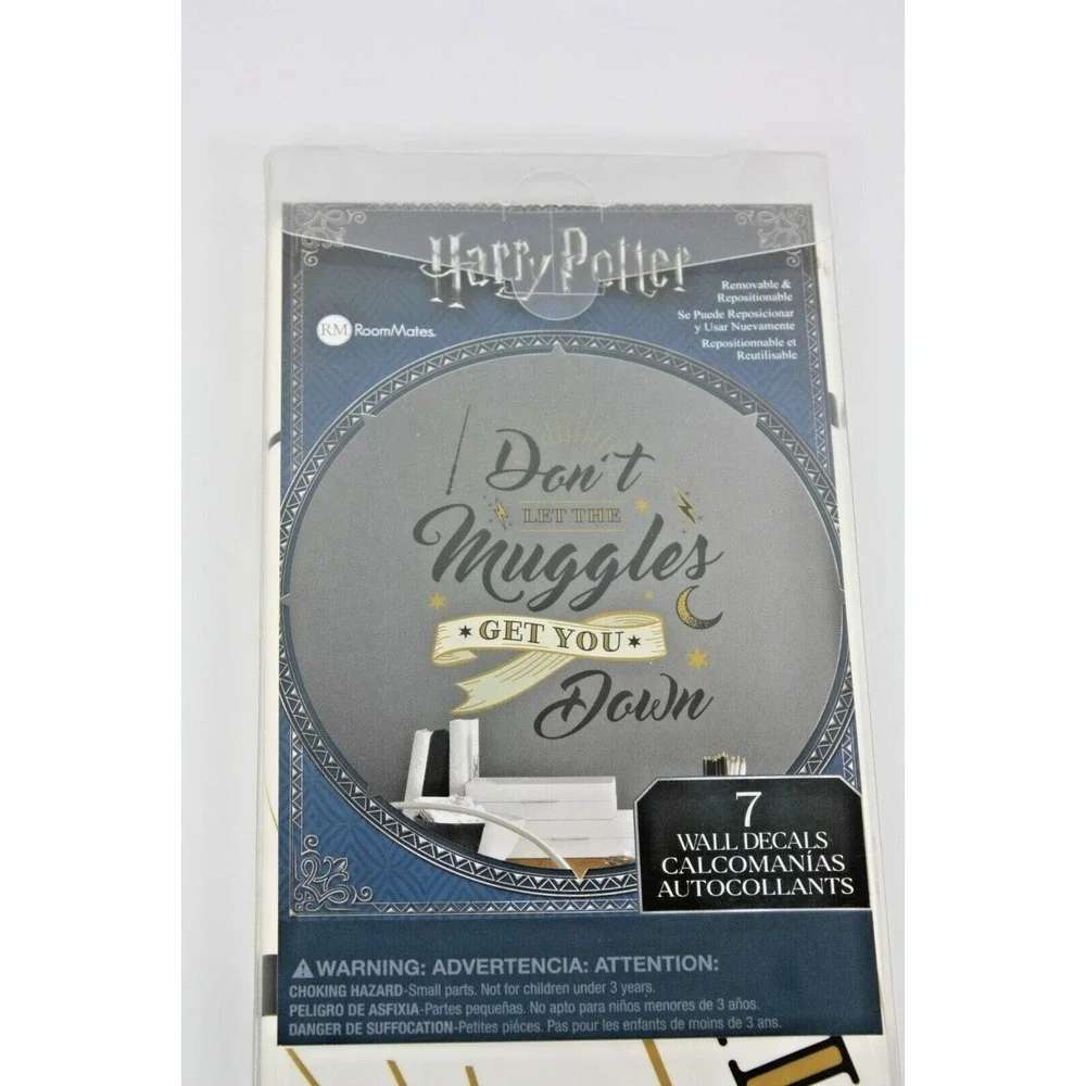 Harry Potter Don't Let The Muggles Get You Down‎ Wall Decals RoomMates 7 Pack